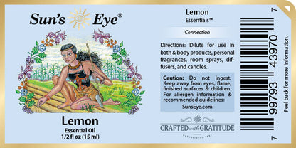 Lemon Essential Oil (1/2 oz) by Sun's Eye