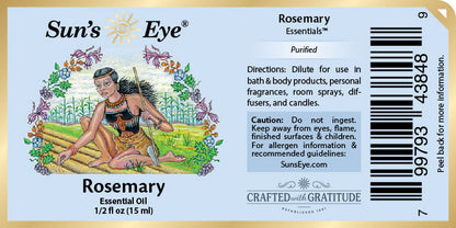 Rosemary Essential Oil (1/2 oz) by Sun's Eye