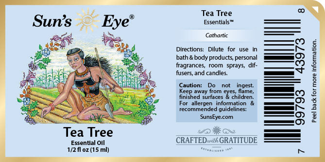 Tea Tree Essential Oil (1/2 oz) by Sun's Eye