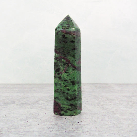 Ruby Zoisite Obelisk (3.5 Inches)