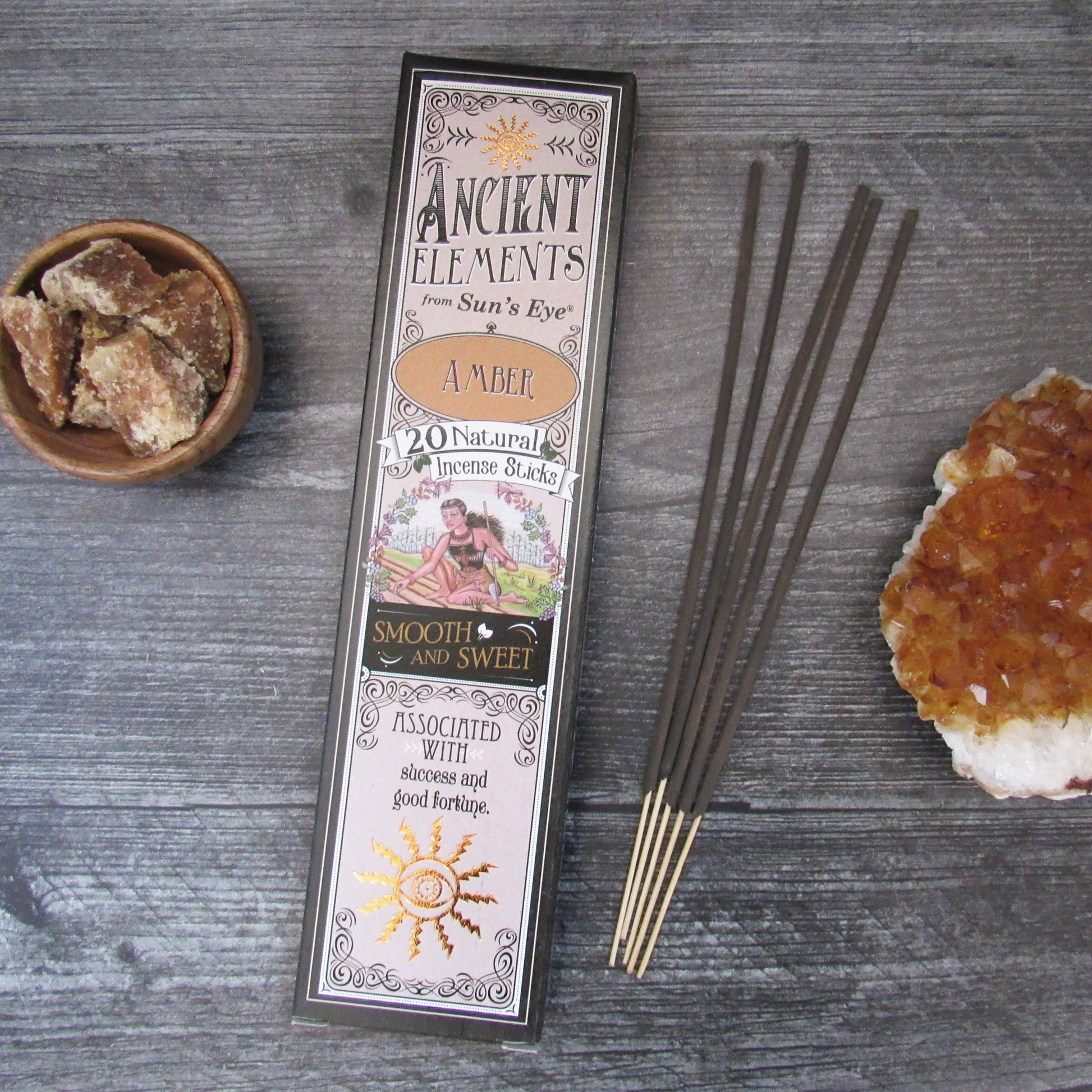 Ancient Elements Incense by Sun's Eye - Amber