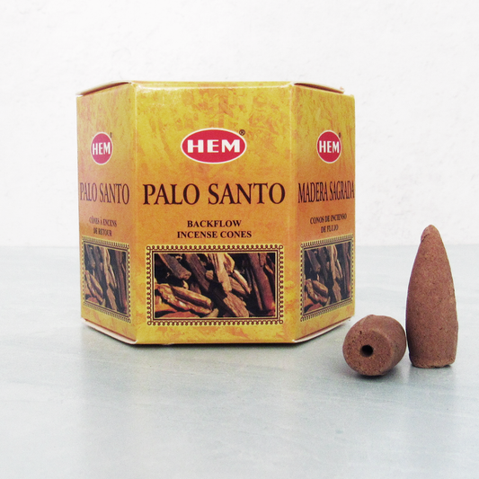 HEM Backflow Incense Cones - Palo Santo