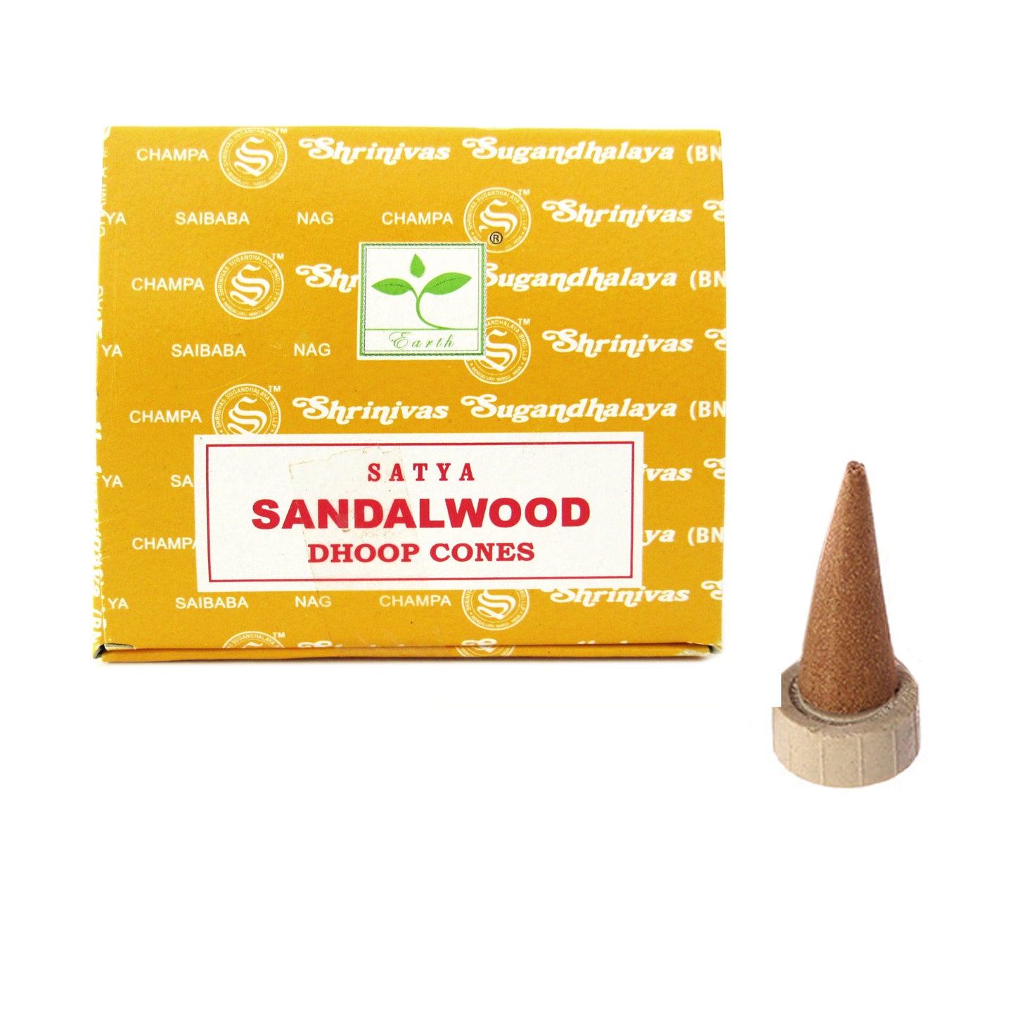 Dhoop Incense Cones by Satya - Sandalwood