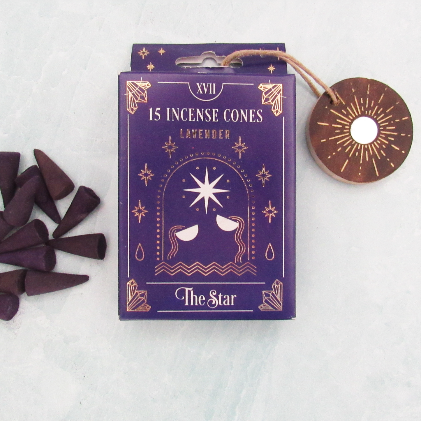 Tarot Incense Cones (Choose Scent) The Star (Lavender)