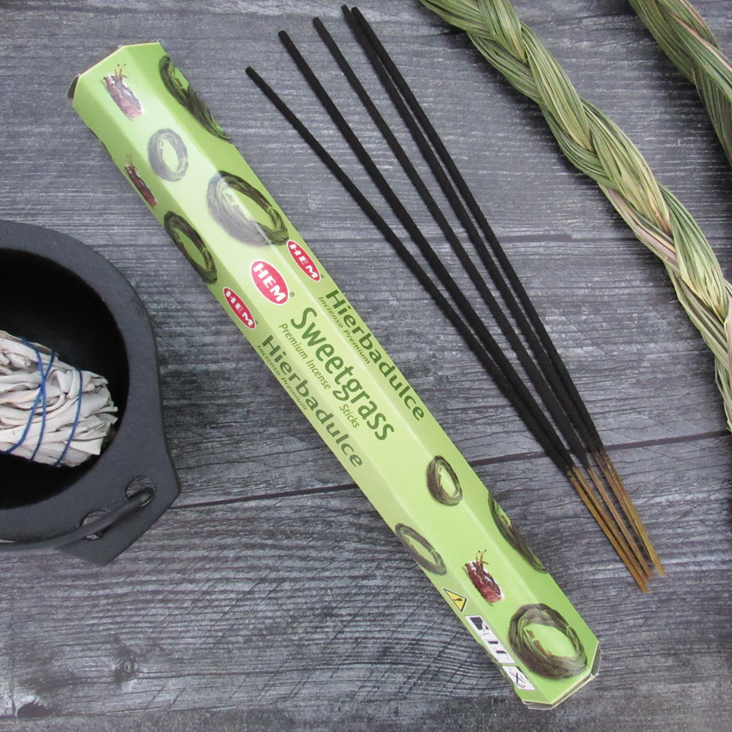 HEM Incense Sticks - Sweetgrass (20 Sticks)