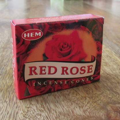 HEM Incense Cones - Red Rose