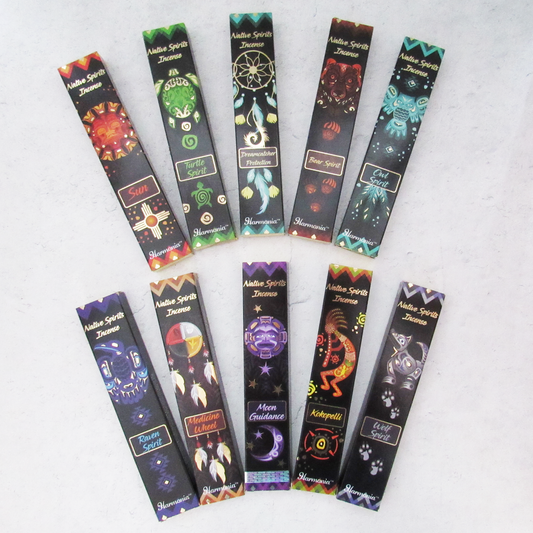 Native Spirits Incense Sticks (Complete Set of 12 Fragrances)