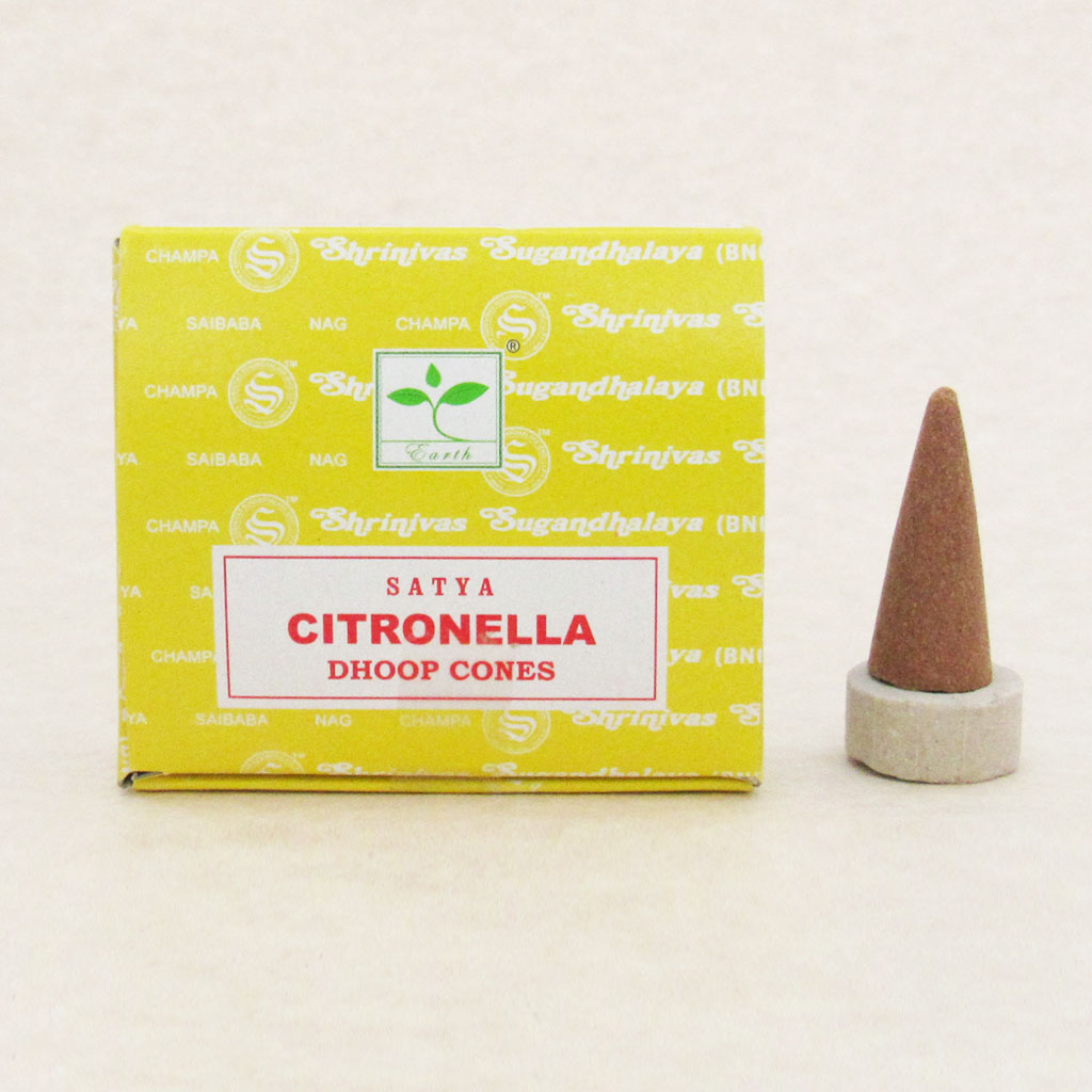 Dhoop Incense Cones by Satya - Citronella