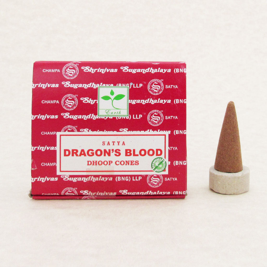 Dhoop Incense Cones by Satya - Dragon's Blood