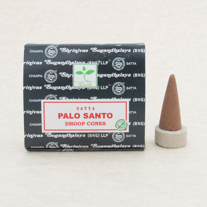 Dhoop Incense Cones by Satya - Palo Santo