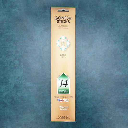 Gonesh Classic Incense Sticks (Package of 20) - #14 Mystic Forest