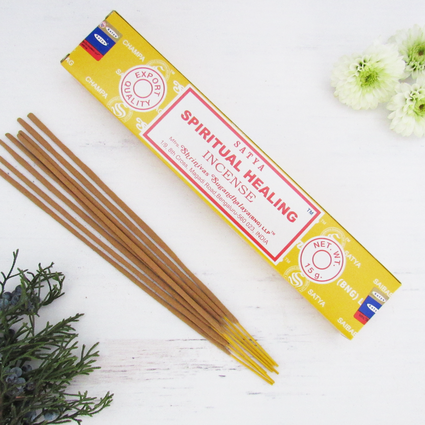 Spiritual Healing Incense Sticks (15 g) by Satya