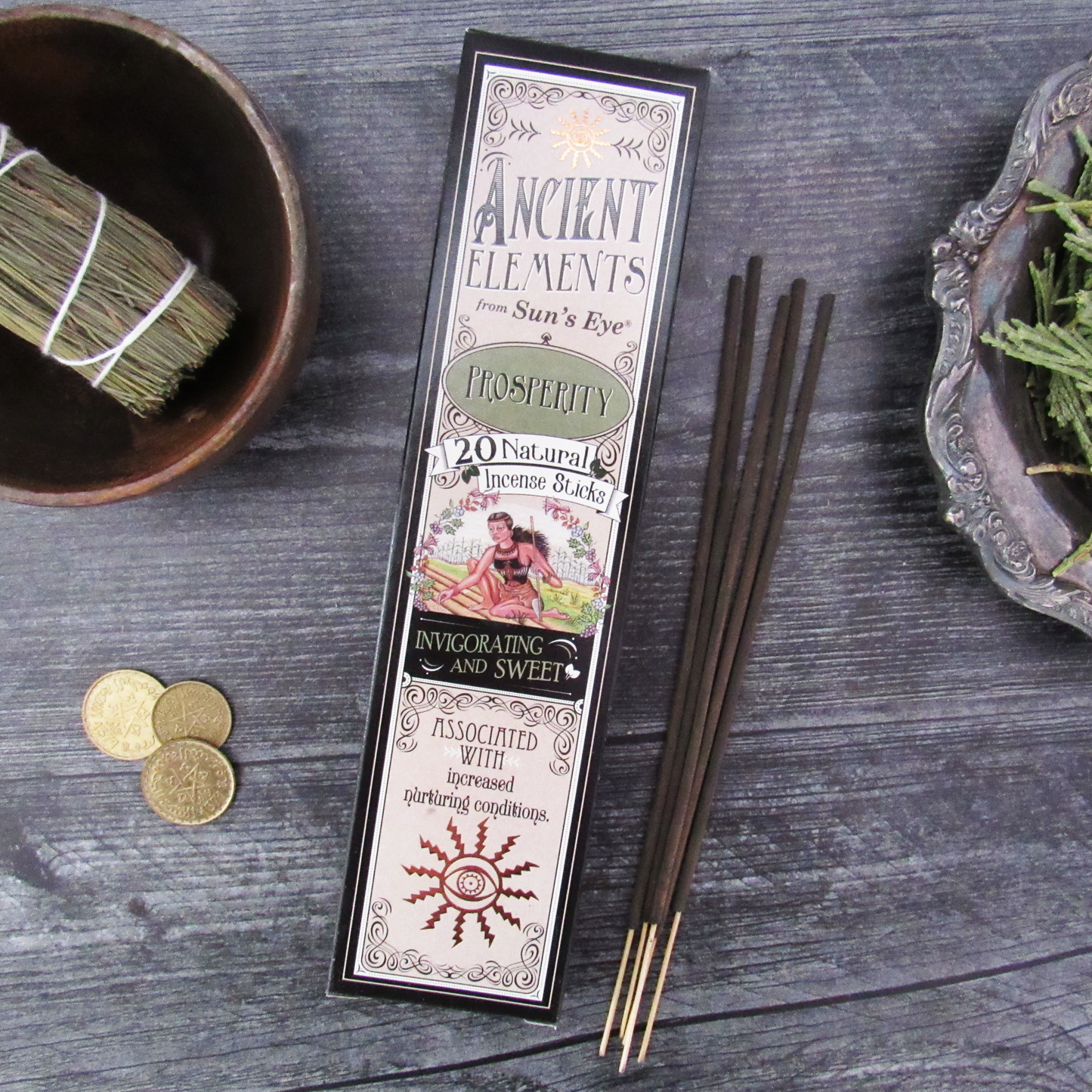 Ancient Elements Incense by Sun's Eye - Prosperity