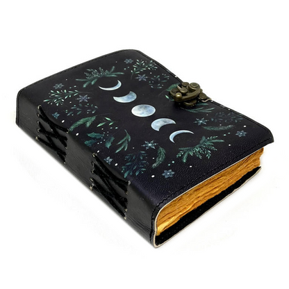 Moonlight Garden Journal with Aged Paper