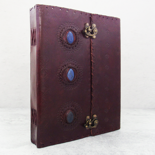 Giant Three-Stone Leather Journal