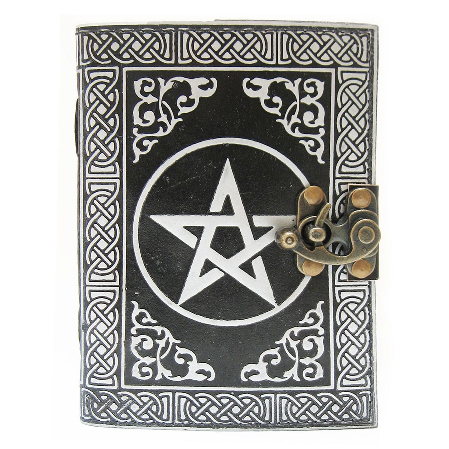 Black and Silver Pentagram Journal