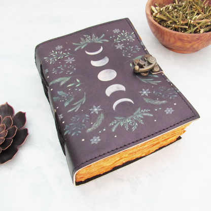 Moonlight Garden Journal with Aged Paper