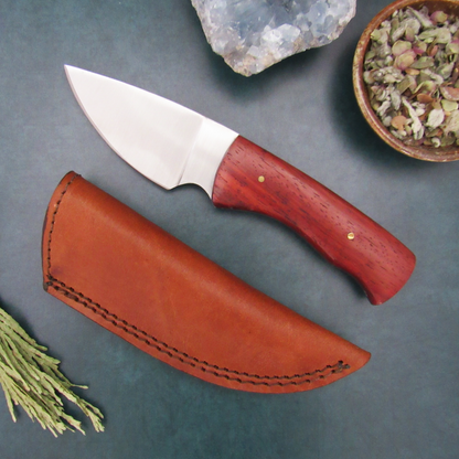 Padauk Wood Handle Knife