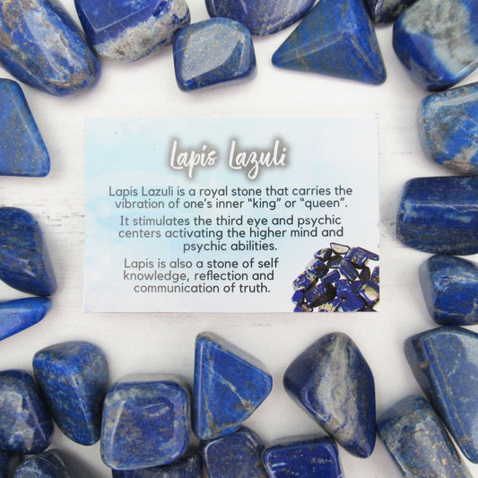 Lapis Lazuli (Package of 3 with Info Card)