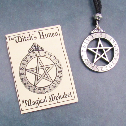 The Witch's Runes Pewter Talisman
