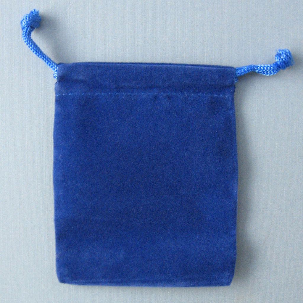 Velveteen Bag (3x4 Inches) - Blue