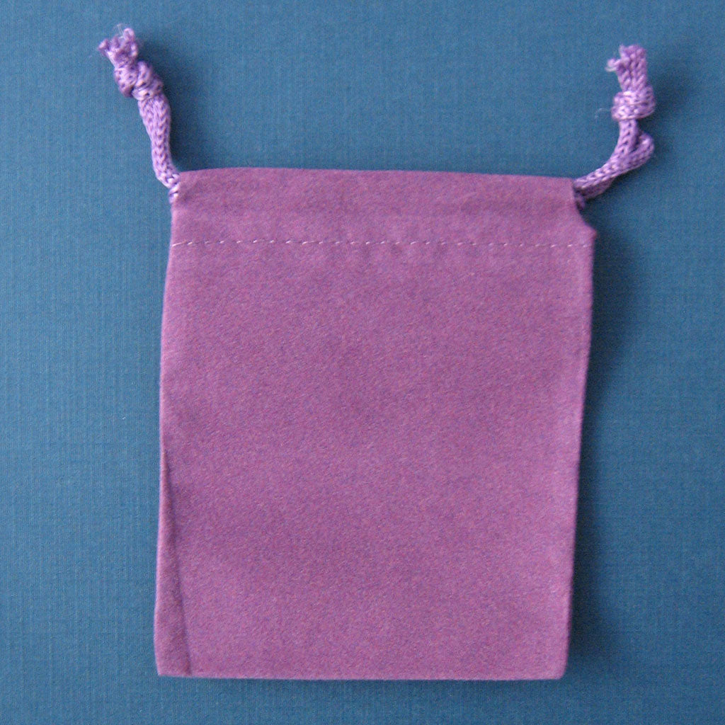 Velveteen Bag (3x4 Inches) - Purple