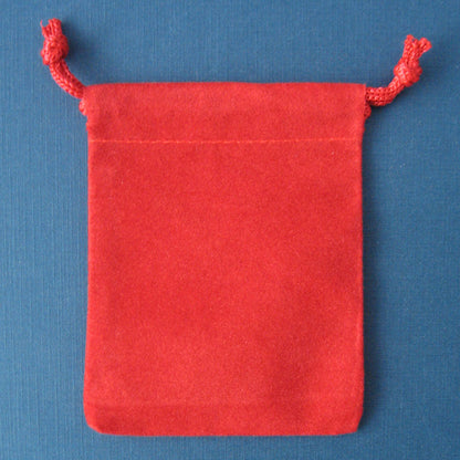 Velveteen Bag (3x4 Inches) - Red