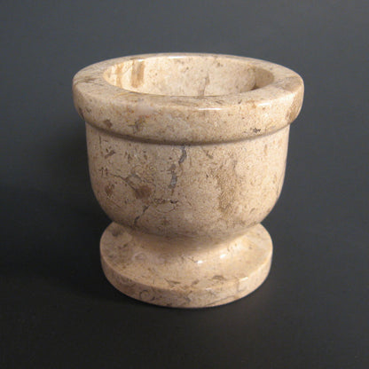 Fossil Marble Mortar and Pestle (2.5 Inches)