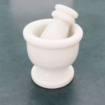 White Marble Mortar and Pestle (2.5 Inches)