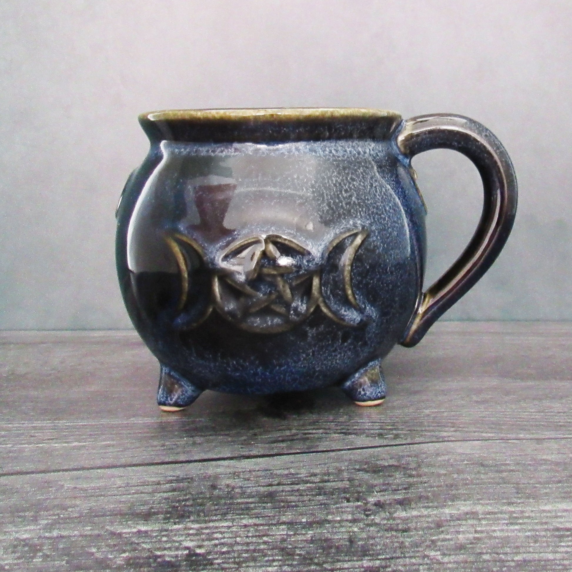 Triple Moon Cauldron Ceramic Mug