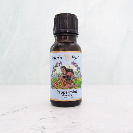 Peppermint Essential Oil (1/2 oz) by Sun's Eye