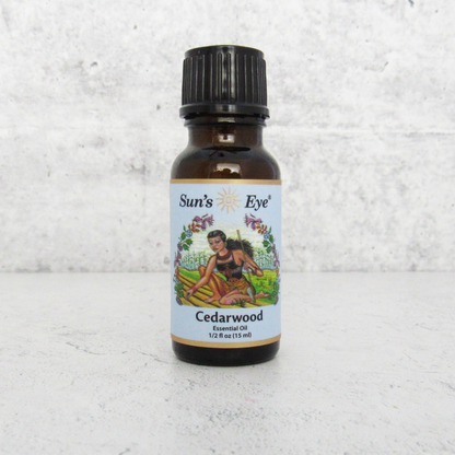 Cedarwood Essential Oil (1/2 oz) by Sun's Eye