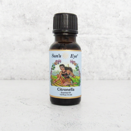 Citronella Essential Oil (1/2 oz) by Sun's Eye