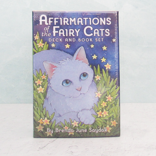 Affirmations of the Fairy Cats Deck and Book Set