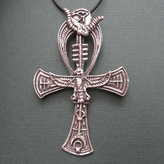 Mystic Nile Large Ankh Pendant