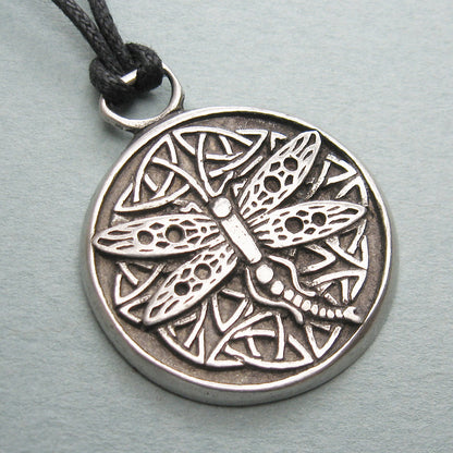 Celtic Wisdom Dragonfly Pendant