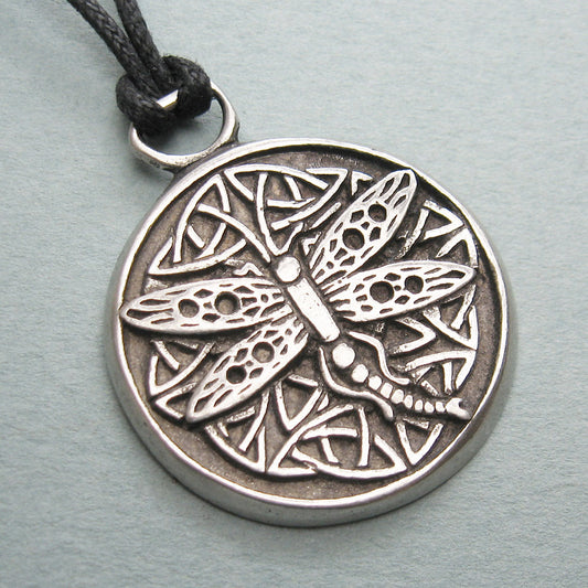 Celtic Wisdom Dragonfly Pendant