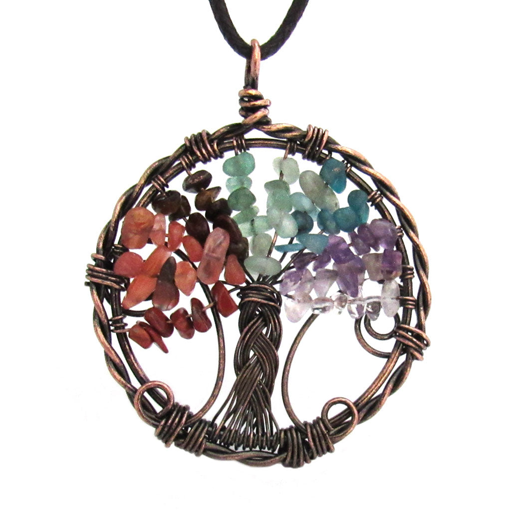 Tree of Life Multicolor Pendant