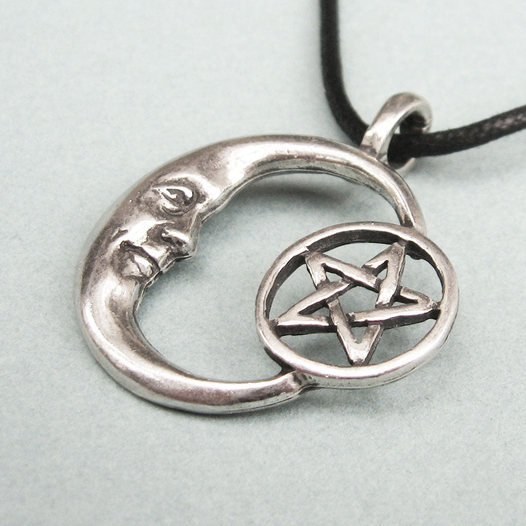 Crescent Pentacle Amulet