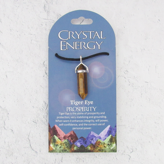 Tiger Eye (Prosperity) Crystal Energy Pendant