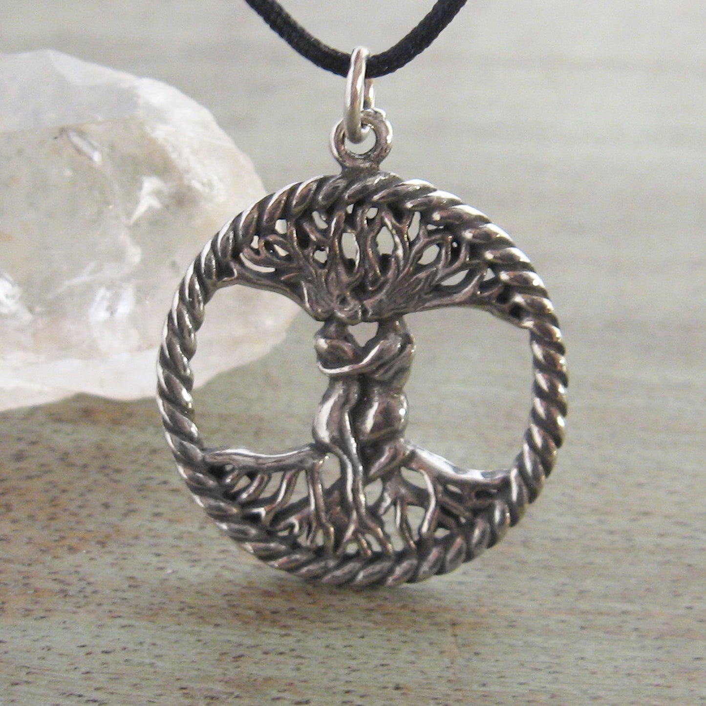 Lovers Tree Amulet (Pewter)