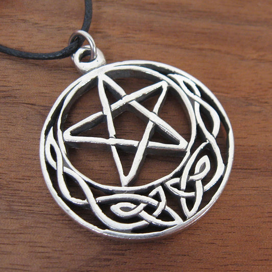 Celtic Knotwork Pentagram Pendant