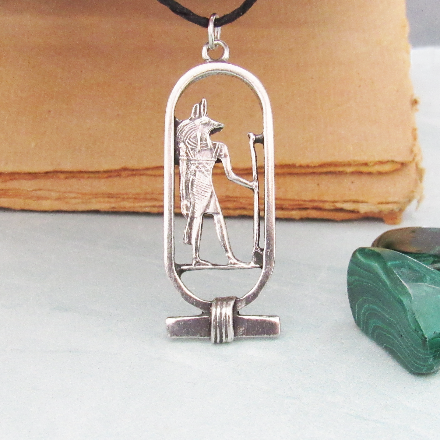 Anubis Pewter Pendant