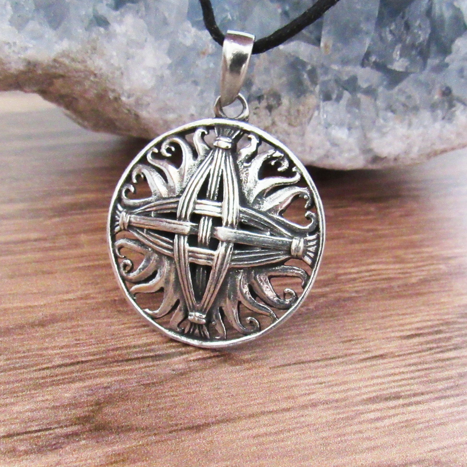 Brigid's Cross Medallion Pendant