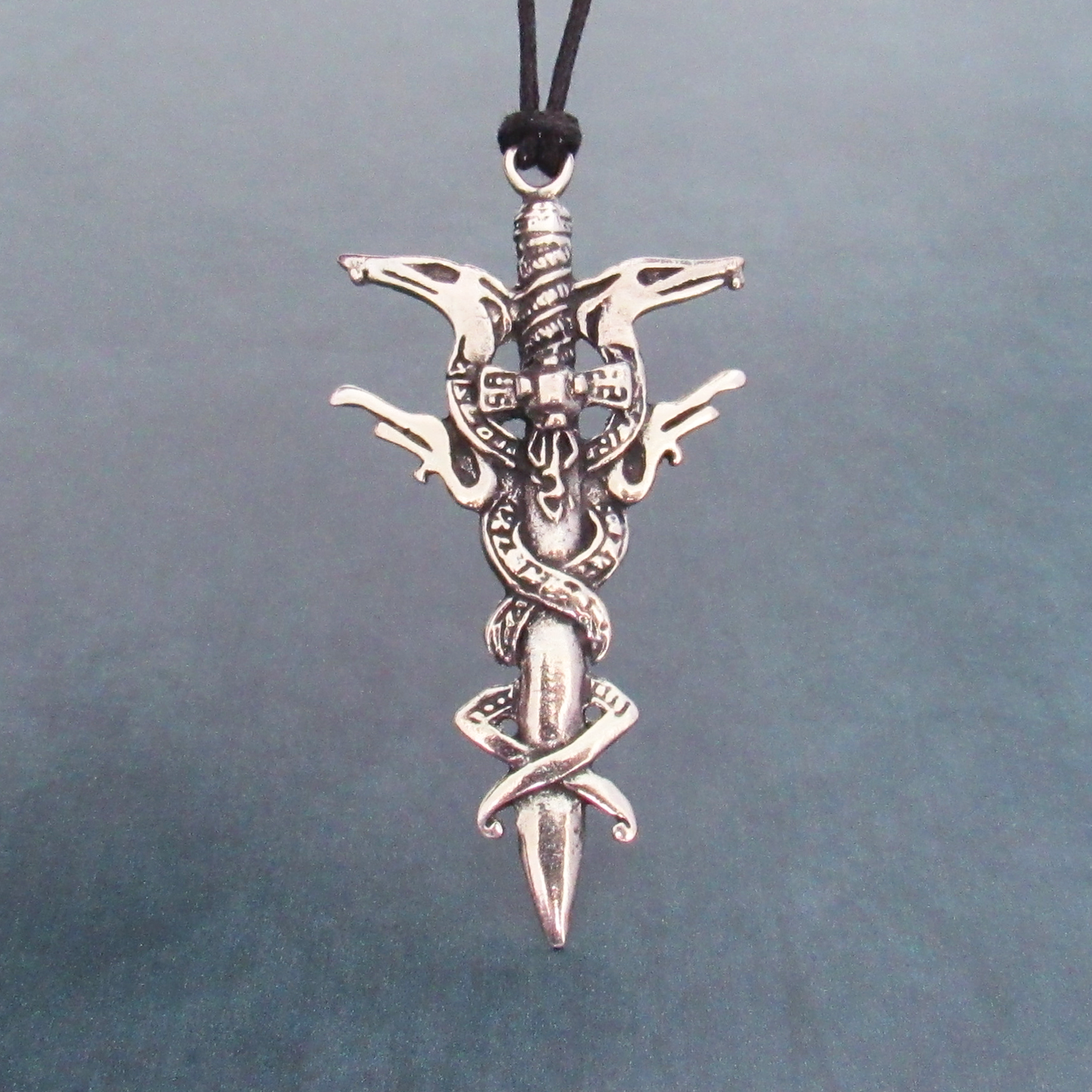 Norse Broadsword Pewter Amulet