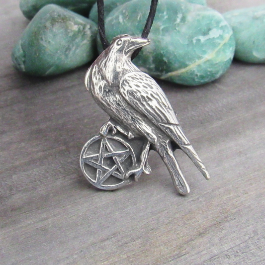 Pentacle of the Raven Pendant