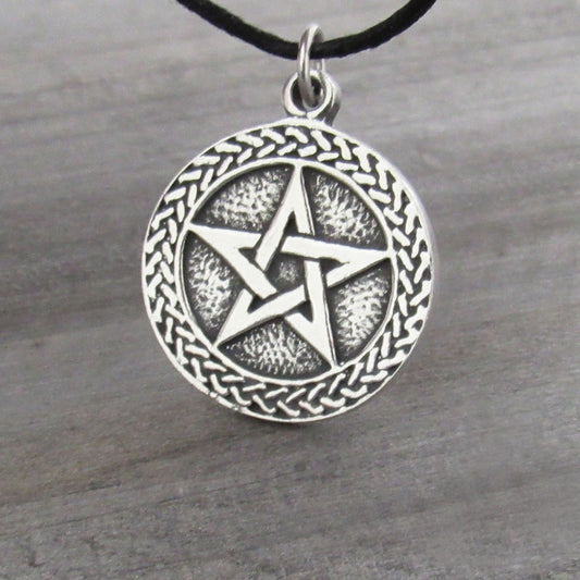 Celtic Knot Pentagram (Pewter)
