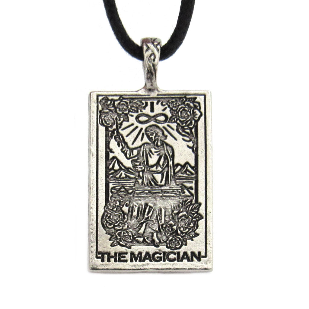 Tarot Card Pewter Pendant - The Magician