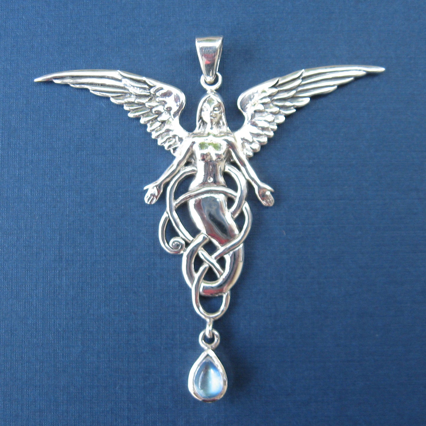 Melusine Pendant (Sterling Silver with Moonstone)