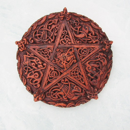 Dryad Design Celtic Knotwork Pentacle Plaque